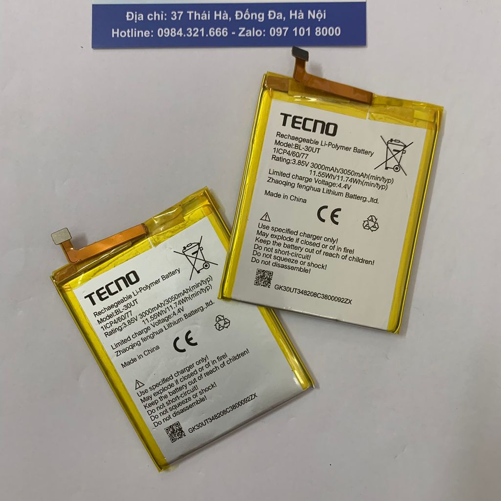 Pin Tecno CA6 CM BL-30UT