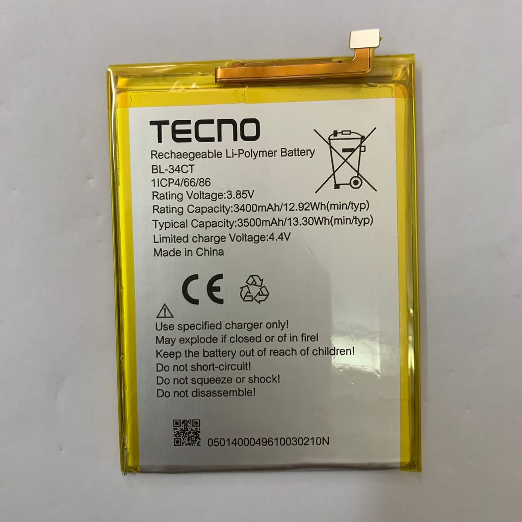 Pin Tecno KB7/KB8 BL-34CT