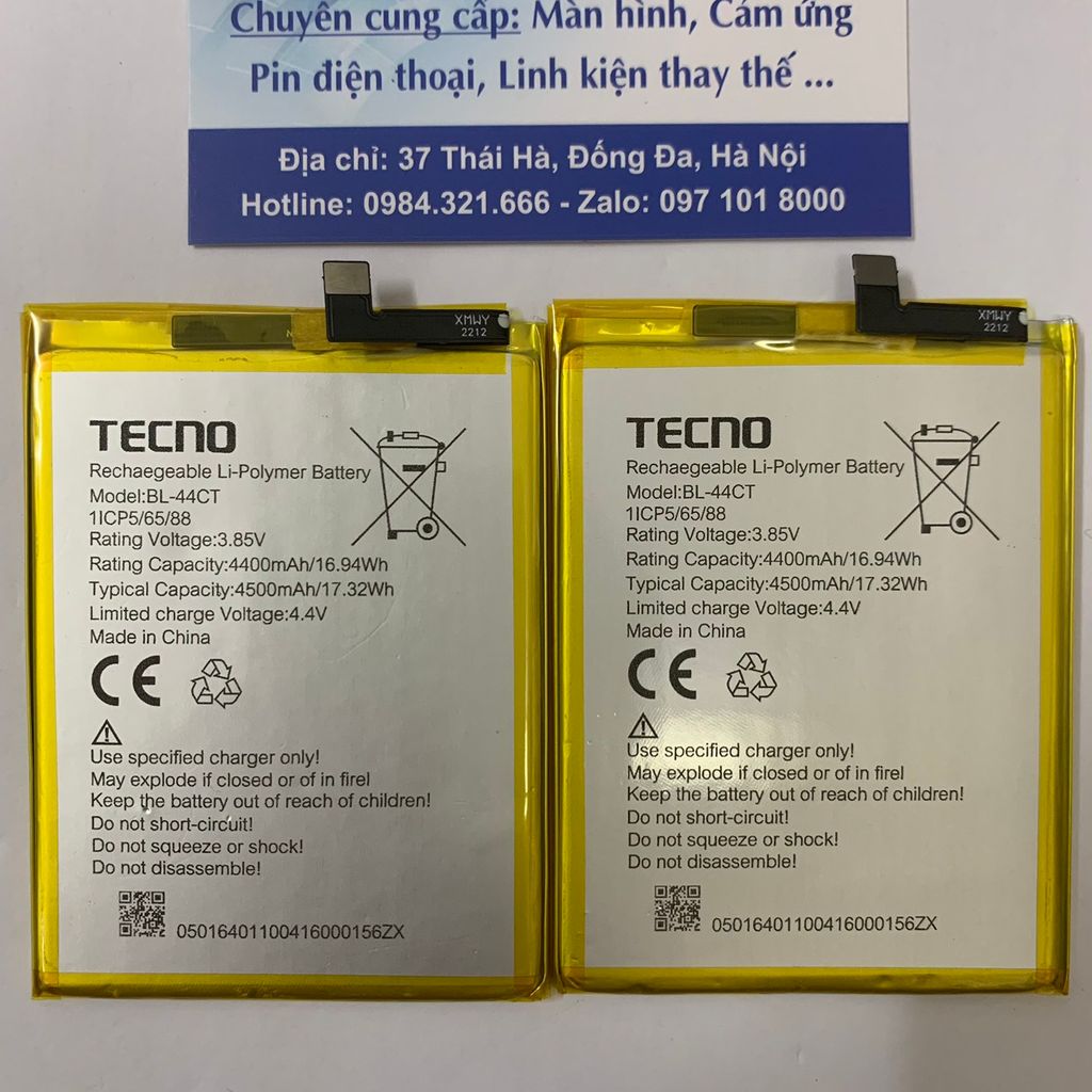 Pin Tecno  Camon 16 (BL-44CT)