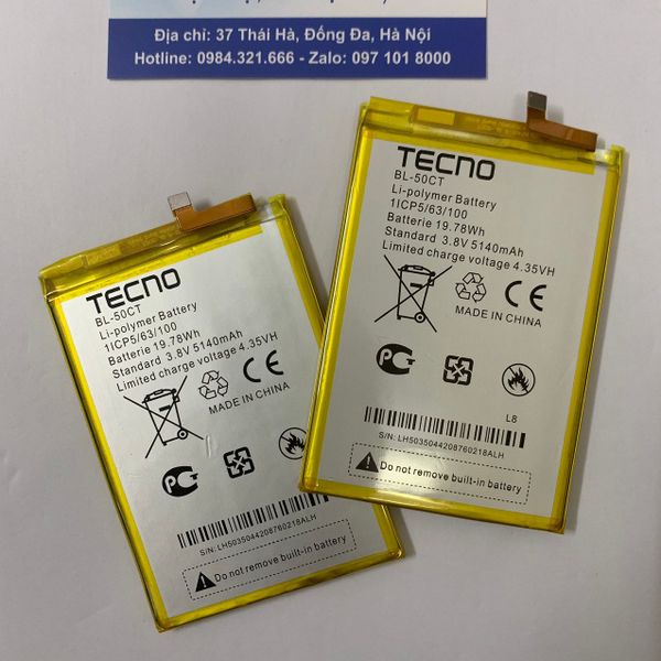 Pin Tecno L8 Bl-50Ct
