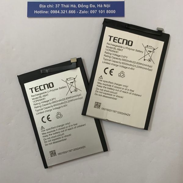 Pin Tecno LB8 BL-58AT