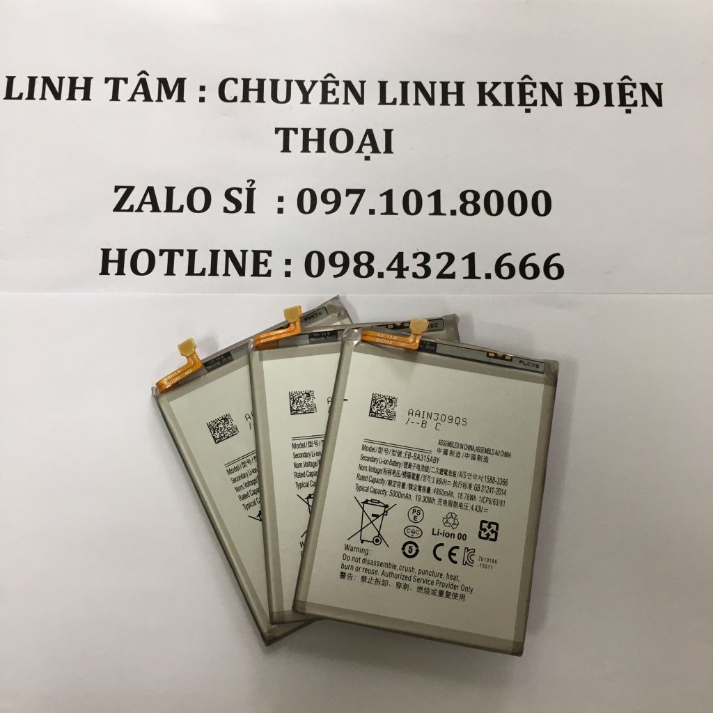 Pin Samsung A31 / A22 / A32 / A315 / A225 / A325 EB-BA315ABY DUNG LƯỢNG 5000mAH