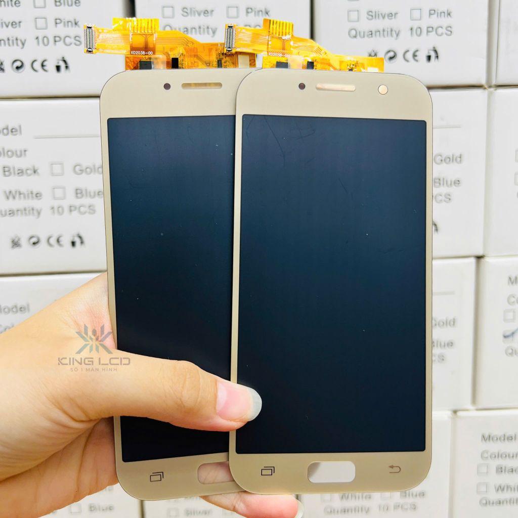 Màn hình new nguyên bộ Samsung A5 2017 A520 (Vàng)