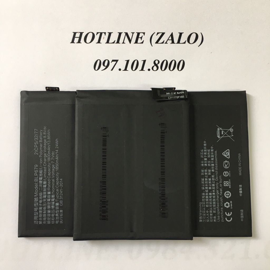 Pin Oppo R17 Pro 2018, RX17 Pro 2018, BLP679