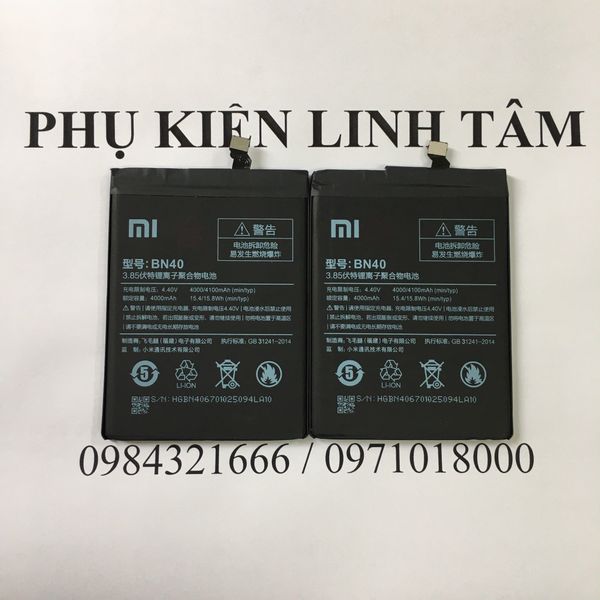 Pin Xiaomi Redmi 4 Prime - BN40