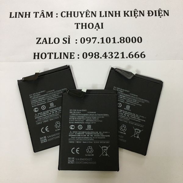 Pin Xiaomi Poco X3 / Pocophone X3 / BN61