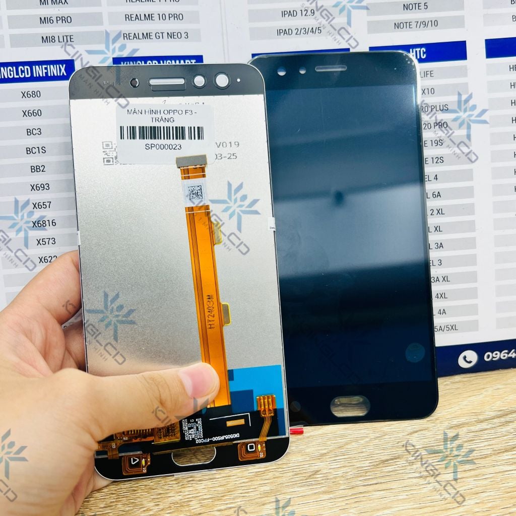 Màn hình full Oppo F3 nguyên bộ