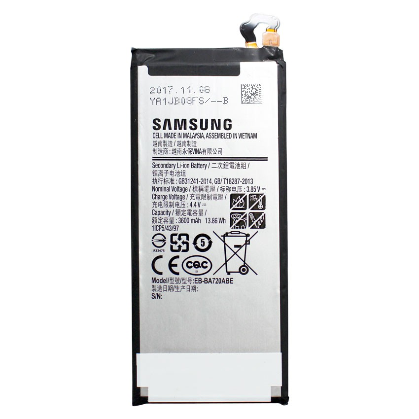 Pin Samsung Galaxy J7 Pro 2017 BJ730ABE linh kiện 3600mAh