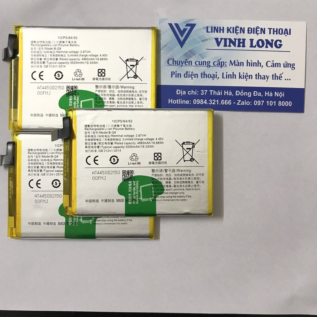 Pin Vivo Y53S, V2058, V2111A B-Q8