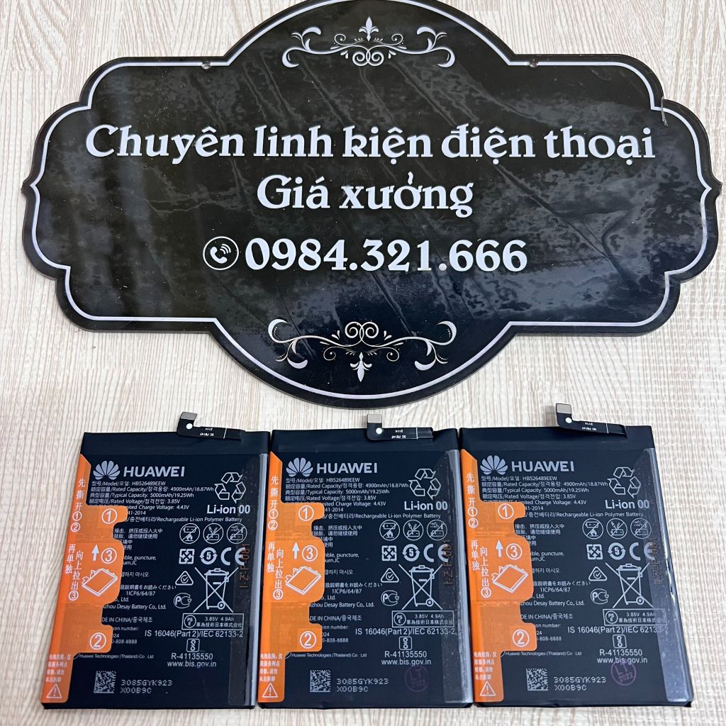 Pin Huawei HB526489EEW, Huawei Y6p 2020, Y6 Pro 2020, Enjoy 10e, Enjoy 20 SE, Honor 9a, Honor Play 9a
