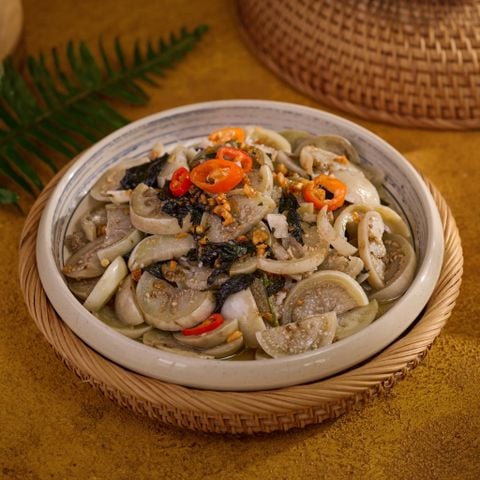  Cà pháo tây bắc xào tía tô (Suất) 