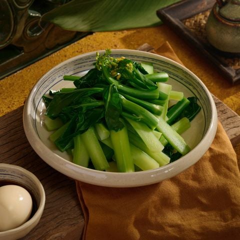  Cải làn luộc trứng (Suất) 