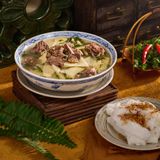  Canh xương dê nấu măng ăn kèm bún (Suất) 