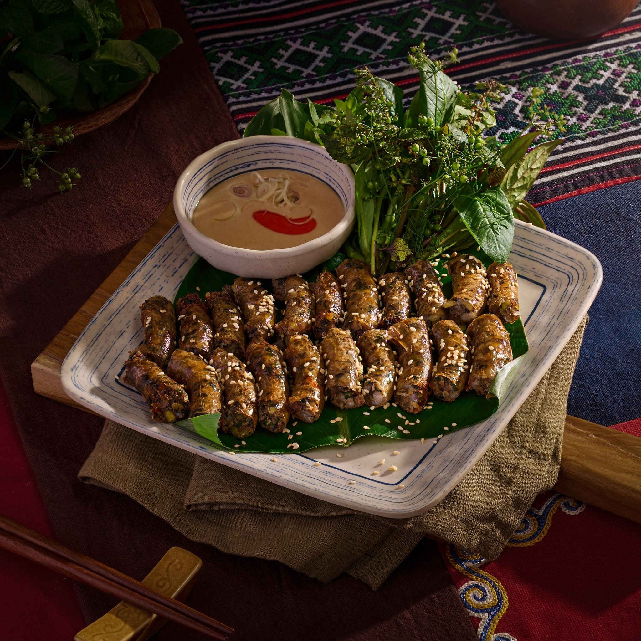  Dồi dê chao dầu thơm (Suất) 