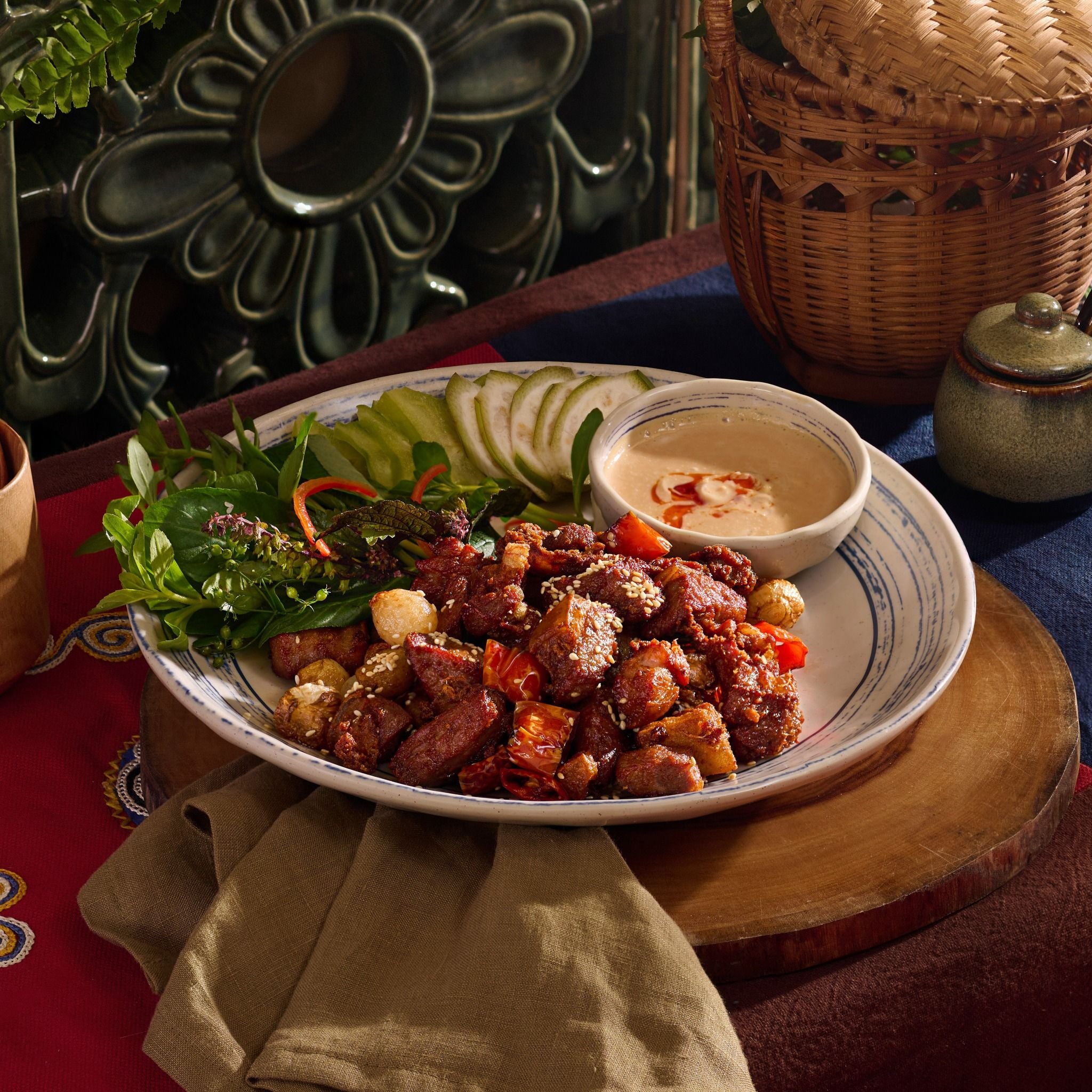  Dê chao tỏi (Đĩa) 