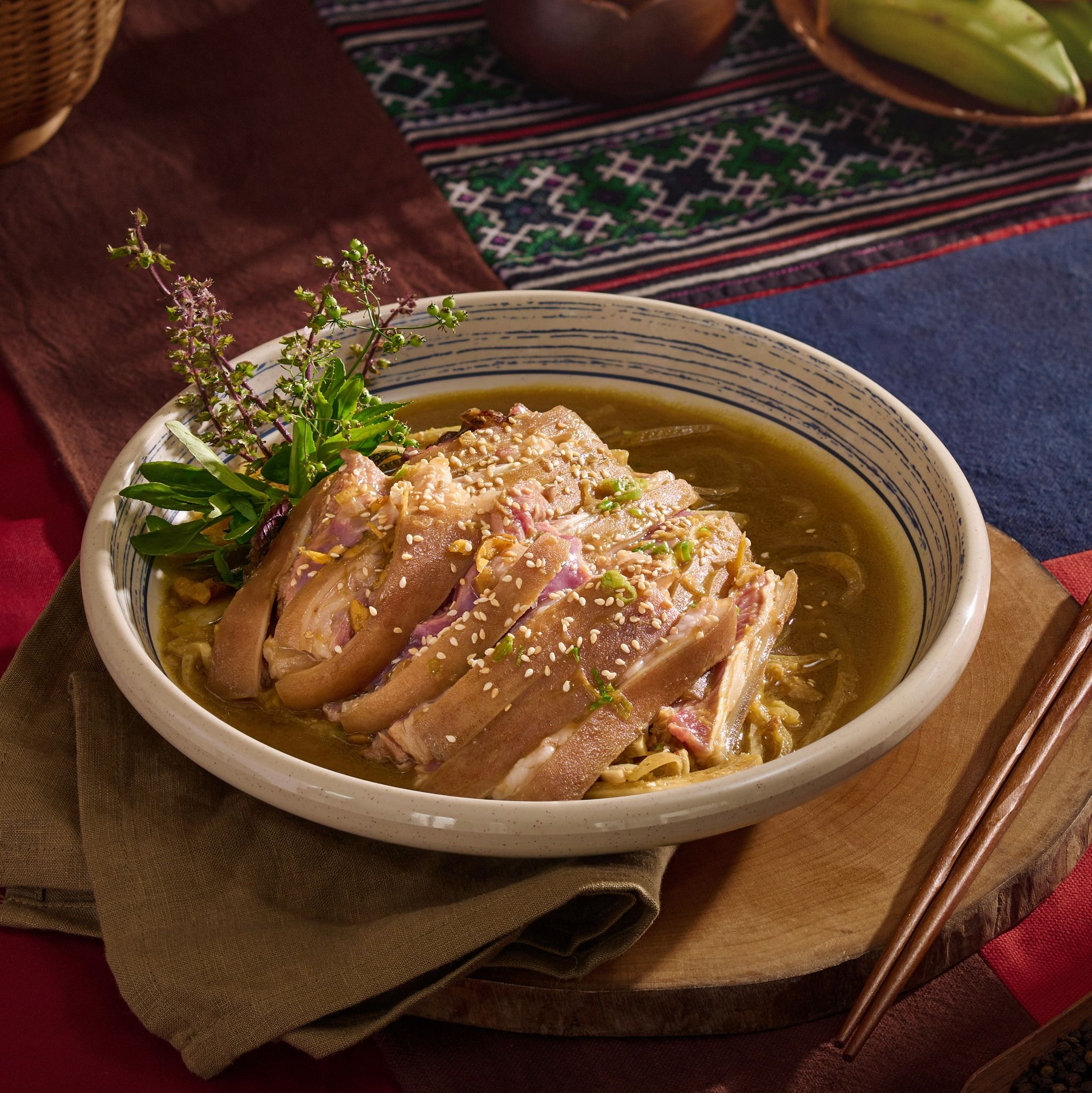  Dê hấp lõi chuối rừng (Đĩa) 