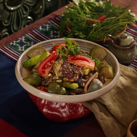  Lòng dê xào cà (Suất) 