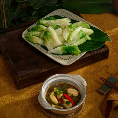  Rau mầm đá Sapa Luộc chấm kho quẹt (Suất) 