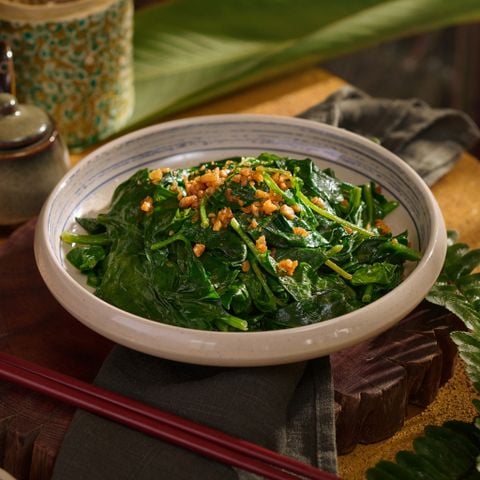  Rau Mùng tơi Xào tỏi (Suất) 