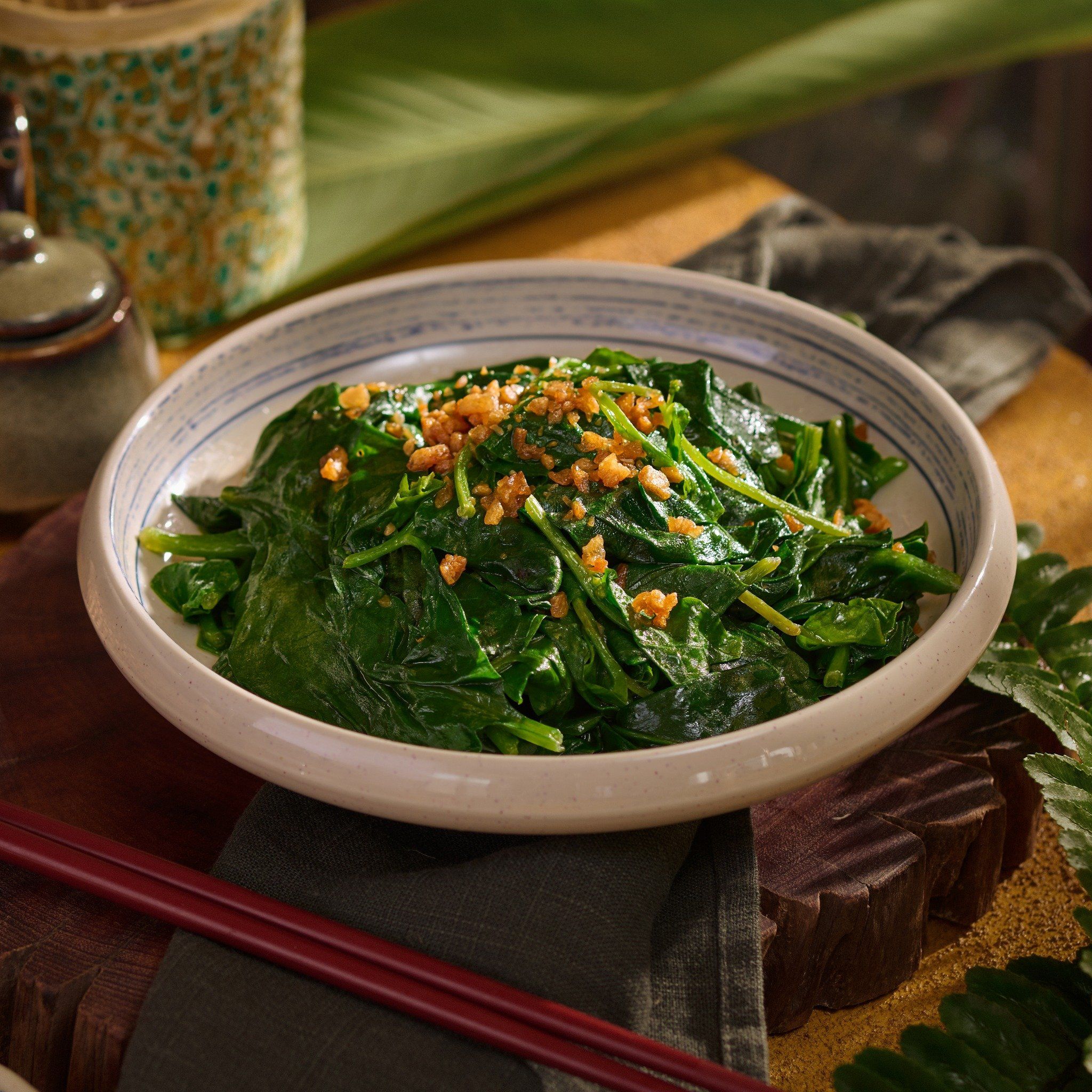  Rau Mùng tơi Xào tỏi (Suất) 