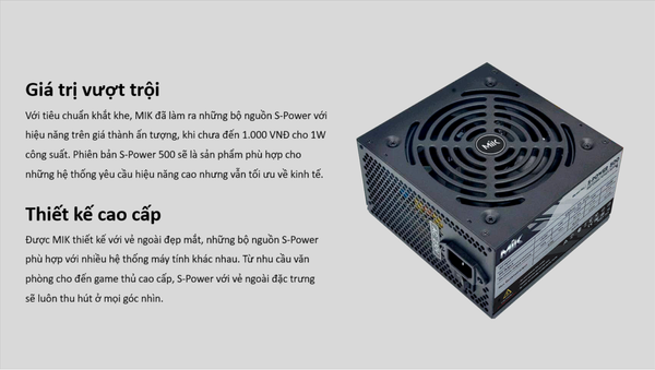 NGUỒN MIK S-POWER 350W