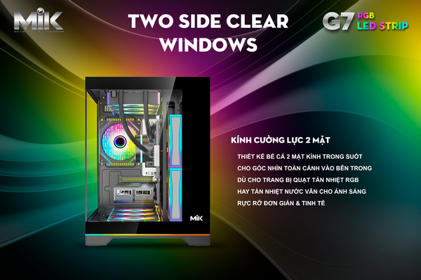 CASE MIK G7 LED STRIP