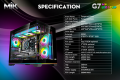 CASE MIK G7 LED STRIP