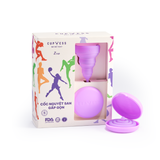  Cốc nguyệt san Gấp Gọn Z Cup (15ml) (Tặng dây đeo trang trí móc khóa, điện thoại) 