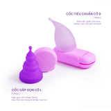  Bộ đôi Z Cup (25ml) và S Cup (30ml) (Tặng dây đeo trang trí móc khóa, điện thoại) 