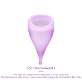  Cốc nguyệt san Tiêu Chuẩn S Cup (30ml) 
