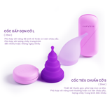  Bộ đôi Z Cup (25ml) và S Cup (30ml) (Tặng dây đeo trang trí móc khóa, điện thoại) 