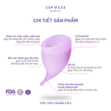  Cốc nguyệt san Tiêu Chuẩn S Cup (30ml) 