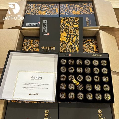 An cung ngưu Bách Tuế Thanh Minh Hoàn Baek Cheong Myeong Hwan 30 viên
