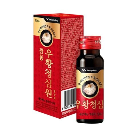 An cung ngưu dạng nước Kwangdong tổ kén Hàn Quốc hộp 10 chai x 50ml