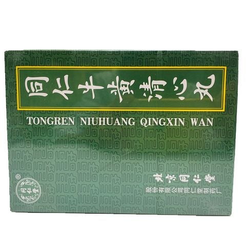 An cung ngưu hoàng Thanh Tâm Hoàn Đồng Nhân Đường hộp 6 viên