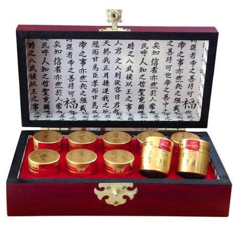 An cung ngưu hoàng Thanh Tâm Hàn Quốc hộp gỗ 10 viên