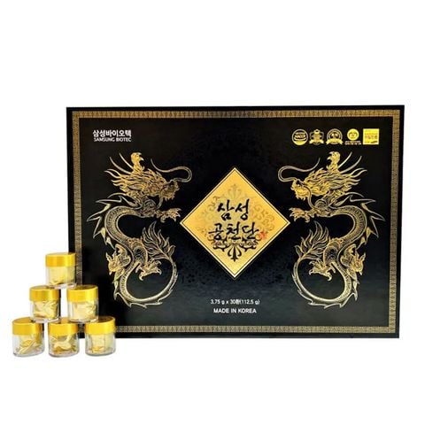 An cung ngưu trầm hương Premium Samsung Gong Cheon Dan Hàn Quốc hộp 30 viên