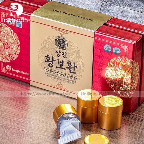 An cung ngưu hoàng hoàn Samjin Hwang Bo Hwan Hàn Quốc hộp 10 viên