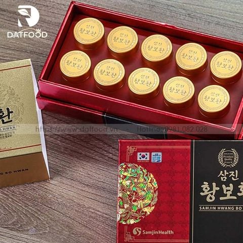 An cung ngưu hoàng hoàn Samjin Hwang Bo Hwan Hàn Quốc hộp 10 viên