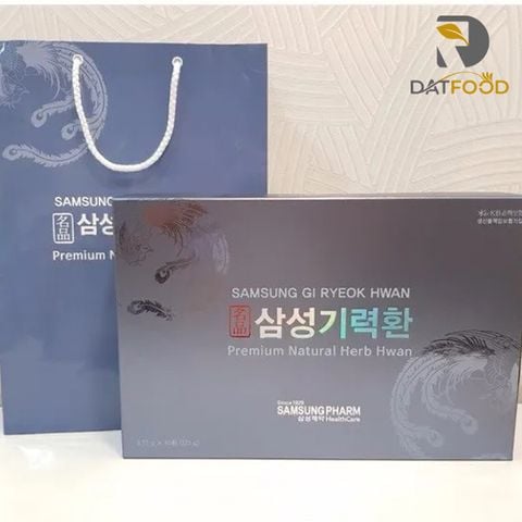 An cung ngưu bổ não Samsung Hàn Quốc hộp giấy xanh 60 viên