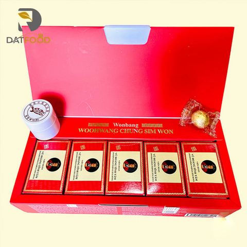 An cung ngưu Vũ Hoàng Tĩnh Tâm Hàn Quốc hộp 5 viên