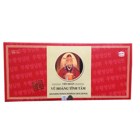 An cung ngưu Vũ Hoàng Tĩnh Tâm Hàn Quốc hộp 5 viên