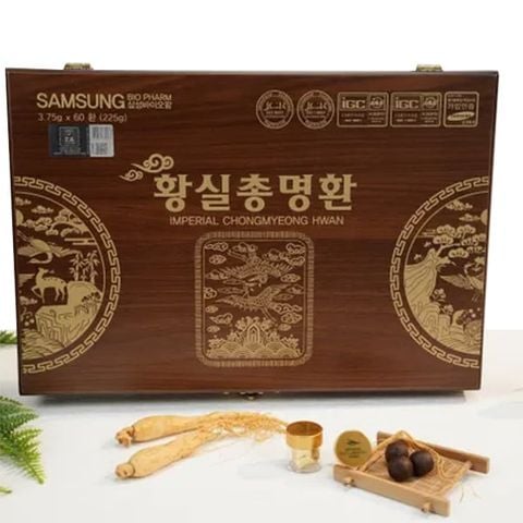 An cung bổ não Hoàng Gia Samsung Hàn Quốc hộp gỗ 60 viên