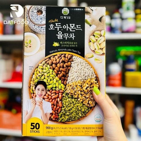 Bột ngũ cốc dinh dưỡng mix hạt dẻ Damtuh Hàn Quốc hộp 50 stick