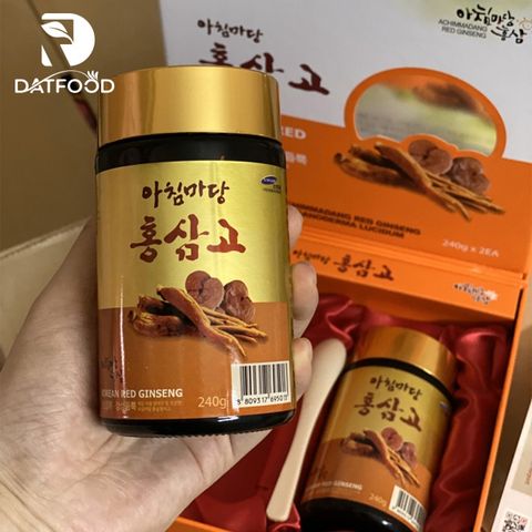 Cao hồng sâm linh chi Achimmadang Hàn Quốc Hộp 2 lọ x 240g