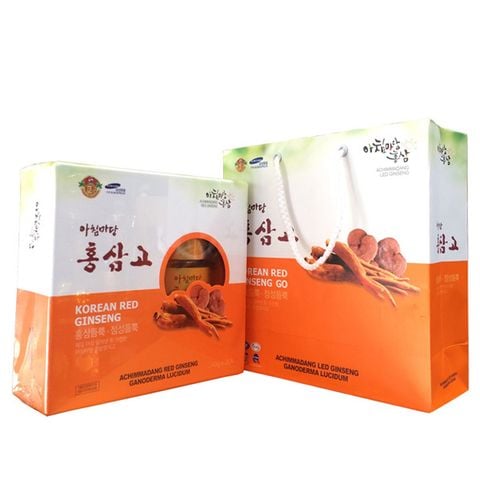 Cao hồng sâm linh chi Achimmadang Hàn Quốc Hộp 2 lọ x 240g