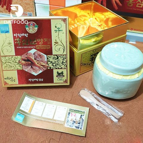 Cao hồng sâm linh chi Achimmadang Hàn Quốc hũ 1200g