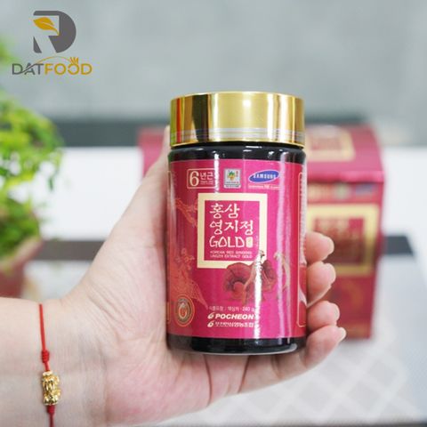Cao hồng sâm linh chi Pocheon hộp 2 lọ x 240g