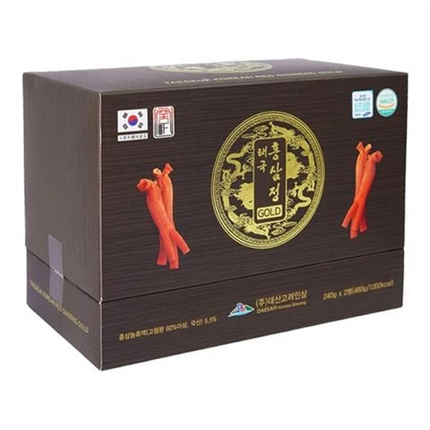 Cao hồng sâm thái cực Daesan Hàn Quốc hộp 2 lọ x 240g