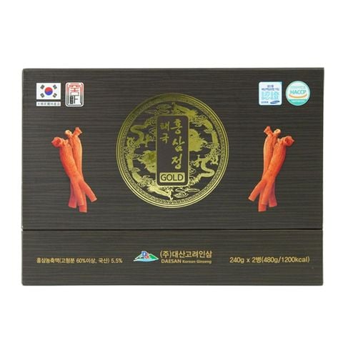 Cao hồng sâm thái cực Daesan Hàn Quốc hộp 2 lọ x 240g